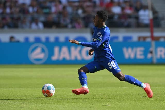 Jeremie Frimpong made the move from Celtic to Bayer Leverkusen in January.