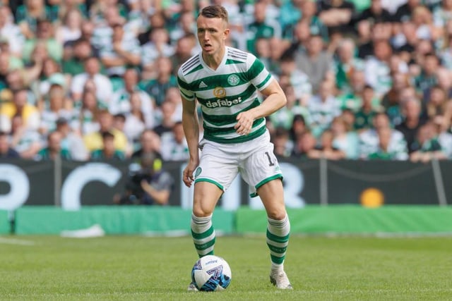 The former Motherwell midfielder has long been part of the Hoops attacking midfielder options. Turnbull's passing ranking is his stand out attribute.