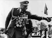 Like Gaddafi, Idi Amin, the former president of Uganda, was fond of displaying his many medals (Picture: Keystone/Getty Images)