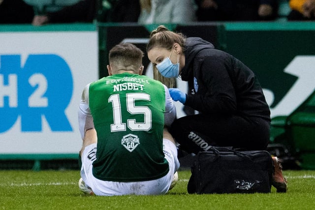 Hibs striker Kevin Nisbet reckons his ACL injury will just be a “bump in the road”. He suffered in a clash with Celtic earlier this year. He said: “I’m quite a positive person, and I know I will come back bigger and stronger from this. A lot of top players have suffered this injury and come back stronger — and that’s what I intend to do.” (Scottish Sun)