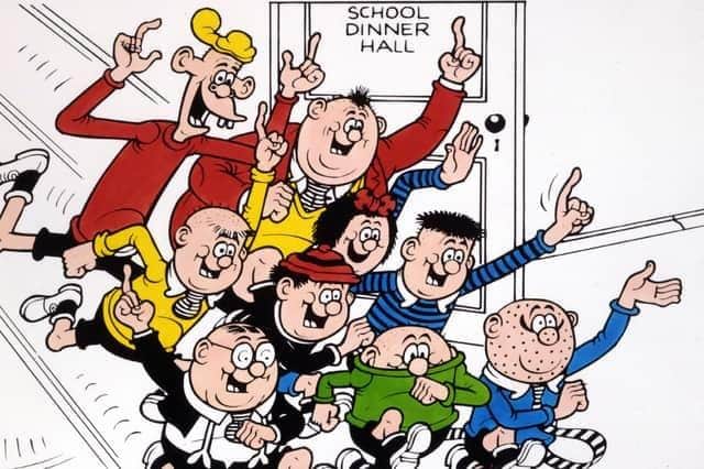 David Sutherland has been responsible for iconic Beano characters including the Bash Street Kids.