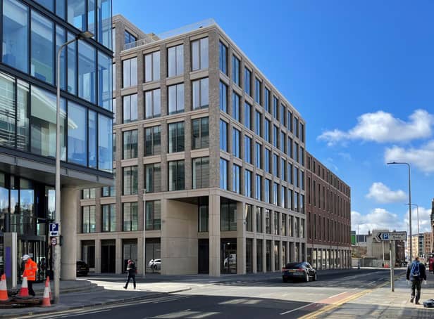The milestone is being hailed as 'another step forward in the transformation of the site and the Fountainbridge area'. Picture: contributed.