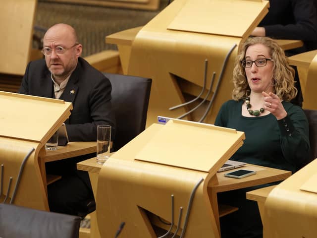 Is it time for Scottish Green Party co-leaders Patrick Harvie and Lorna Slater to re-focus their efforts? (Picture: Jeff J Mitchell/Getty Images)