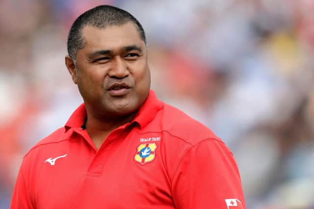 Tonga's coach Toutai Kefu was seriously injured along with three other members of his family during an alleged break-in at his home in Brisbane. Picture: Aaron Favila/AP/Shutterstock