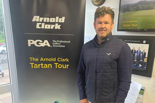 Paul O'Hara won the Arnold Clark PGA in Scotland Tartan Tour's Stirling OOM Challenge with a ten-under-par total. Picture: PGA in Scotland