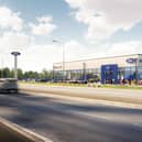 A CGI image of the forthcoming site, where TrustFord is set to open for business in 2024. Picture: contributed.