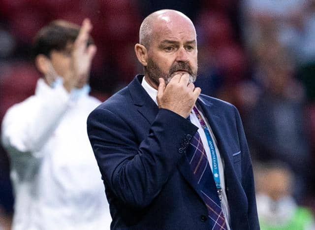 Scotland Manager Steve Clarke during a Euro 2020 match between Croatia and Scotland at Hampden Park, on June 22, 2021, in Glasgow, Scotland. (Photo by Alan Harvey / SNS Group)