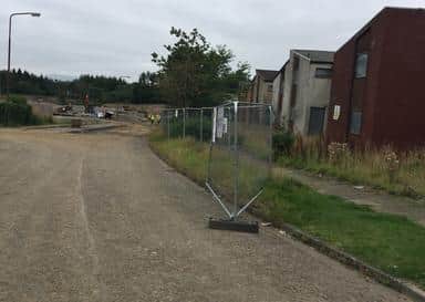 The empty streets of the 'ghost village'