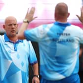 Scotland's Alex Marshall (left) and Paul Foster lost to England's Sam Tolchard and Jamie Walker in the men’s pairs semi-finals at the Commonwealth Games. (Photo by Matthew Lewis/Getty Images)