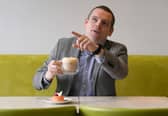 Scottish Conservative leader Douglas Ross during his visit to Cocoa Black chocolate shop and cook school in Peebles while on the local election campaign trail. Picture: Andrew Milligan/PA Wire