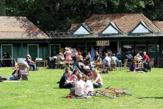 The Meadows Pavilion Cafe is a popular spot for all oages