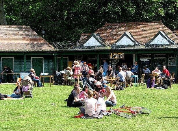The Meadows Pavilion Cafe is a popular spot for all oages