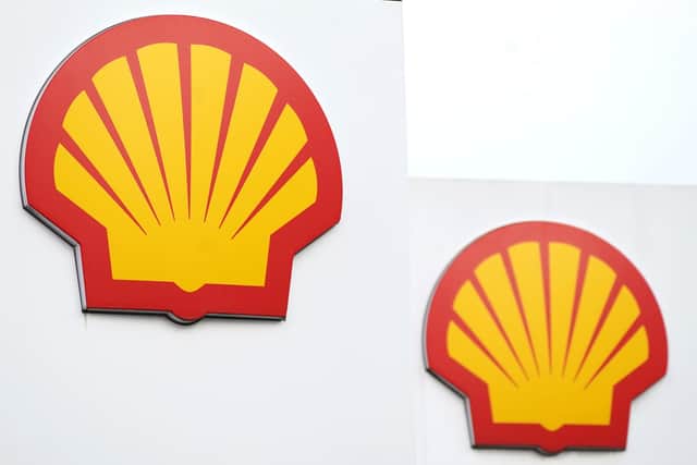 Shell logos at a petrol station, as the fossil fuel giant has abandoned a plan to cut oil production by 1-2 per cent a year until the end of this decade. Picture: Yui Mok/PA Wire