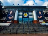 Hampden was due for a sell-out crowd later this month - but the SFA have supported postponing the Ukraine fixture until June. (Photo by Ross MacDonald / SNS Group)