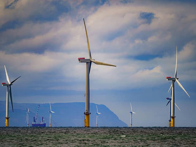 An agreement by Hyundai to pursue opportunities for floating offshore wind power projects has been hailed as a "vote of confidence in Scotland" Photo: Ben Birchall/PA Wire