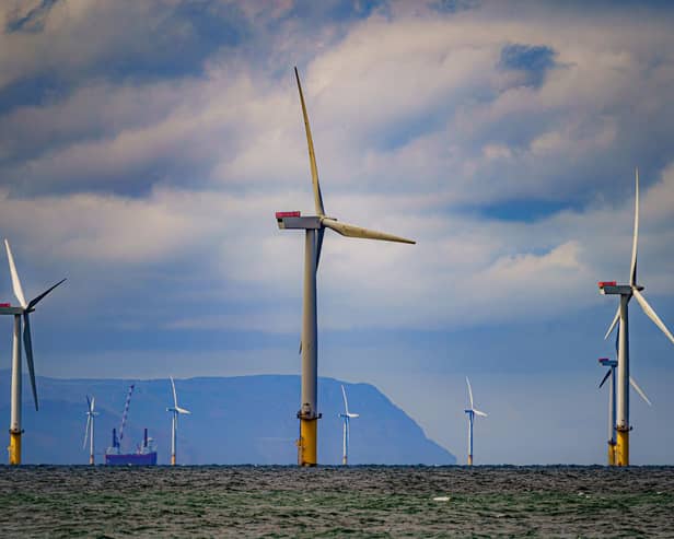 An agreement by Hyundai to pursue opportunities for floating offshore wind power projects has been hailed as a "vote of confidence in Scotland" Photo: Ben Birchall/PA Wire
