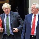 Boris Johnson and David Davis in happier times