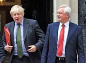 Boris Johnson and David Davis in happier times