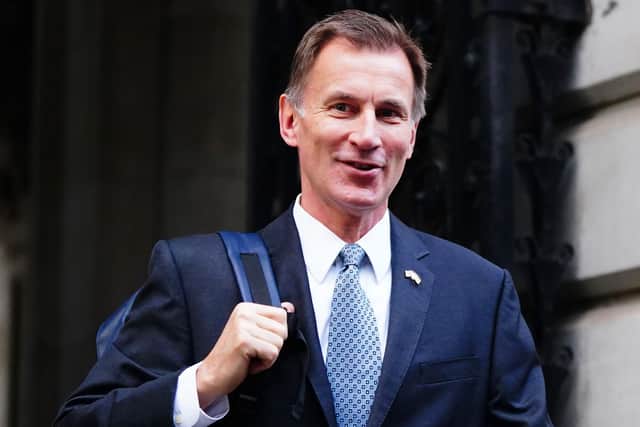 Chancellor Jeremy Hunt will deliver his autumn statement on Thursday, expected at 1130.