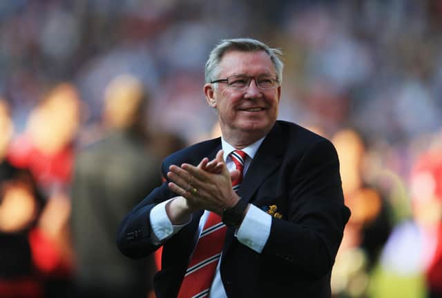 While Manchester United manager, Alex Ferguson once claimed his players' grey strips were making it hard for them to see each other (Picture: Richard Heathcote/Getty Images)
