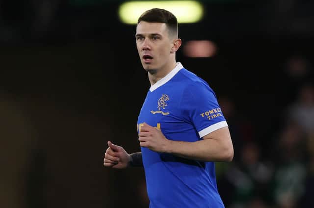 Ryan Jack in action for Rangers.