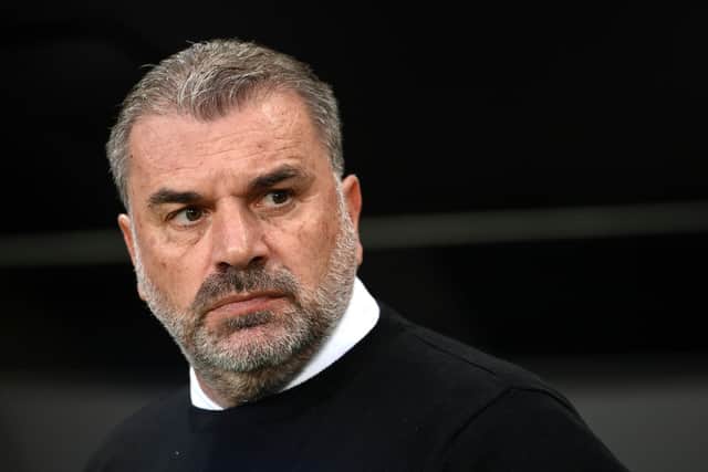 Ex-Celtic boss Ange Postecoglou’s first game in charge of Tottenham will be away to Brentford, live on Sky Sports. Pic: Rafal Oleksiewicz/PA Wire.