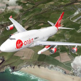 The Glasgow-built satellite will be sent into space via the Virgin Orbit launch. Picture: Spaceport Cornwall