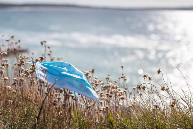 People are being urged to swap disposable masks for reusable ones in a bid to stem the amount of plastic pollution ending up in the environment, where is poses a serious threat to wildlife