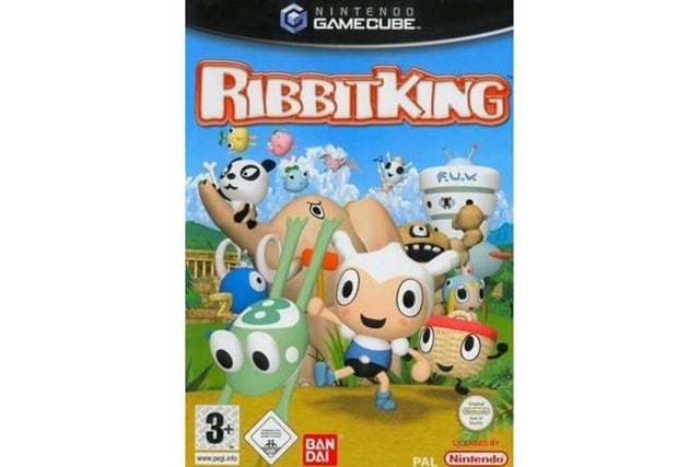 Challenging players to perfect the fictional sport of Frolf - golf with frogs - expect to pay around £97 for Ribbit King.