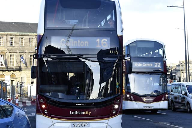 Lothian Buses are among operators to have suffered anti-social behaviour by under 22s. (Photo by Lisa Ferguson/The Scotsman)