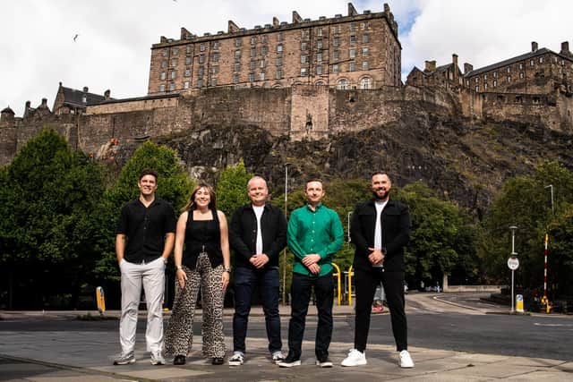 James Buchan, Laura McTurk, Iain Valentine, Angus Turner and Paul Duffy of Zudu.