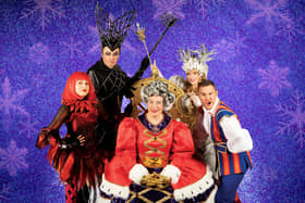 The cast of Sleeping Beauty, the 2021 King's panto: Clare Gray, Grant Stott, Allan Stewart, Nicola Meehan and Jordan Young