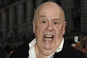 John Savident arriving for the VIP Press Night of Wicked in London in 2007