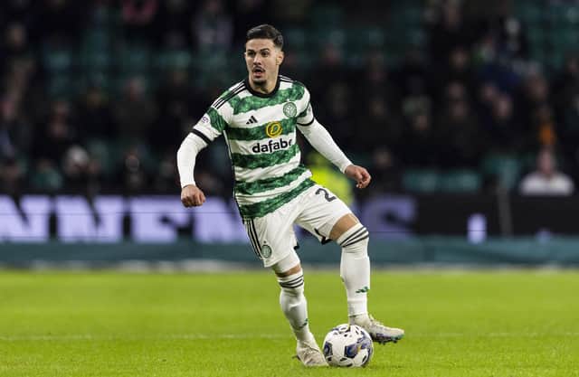 Marco Tilio has been called up by Australia for the 2023 Asian Cup despite not starting a match for Celtic this season. (Photo by Craig Foy / SNS Group)
