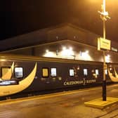 A Caledonian Sleeper train at Inverness Station. Picture: Andrew Smith.