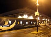 A Caledonian Sleeper train at Inverness Station. Picture: Andrew Smith.