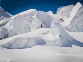 Markus Eder skiing near Zermatt, Switzerland on May 14, 2021 PIC: Red Bull