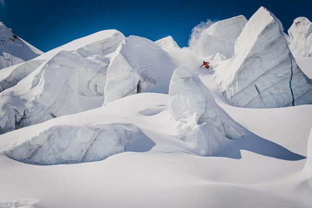 Markus Eder skiing near Zermatt, Switzerland on May 14, 2021 PIC: Red Bull