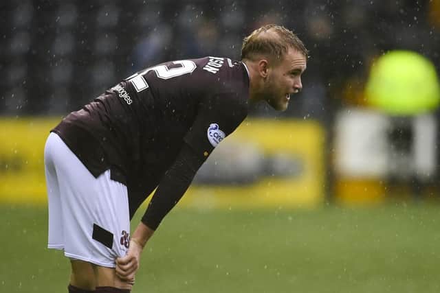 Nathaniel Atkinson put in a strong performance for Hearts against Kilmarnock, capping it off with a fine goal in stoppage time.