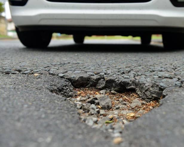 Each pot hole costs an average £40 to fix