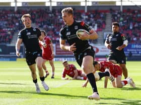 Stafford McDowall got Glasgow Warriors up and running with an early try. (Photo by Michael Steele/Getty Images)