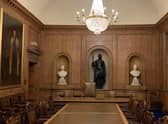 The statue has stood behind the Lord Provost's chair in the old council chamber, now known as the Diamond Jubilee Room,  for more than 200 years. PIC: Contributed.