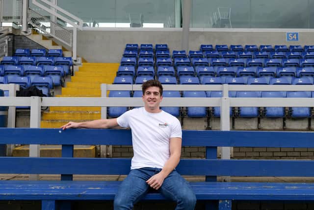Entrepreneur and rugby player Danny Campbell is an ambassador for See Me Scotland.