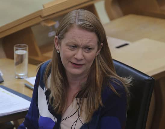 Education Secretary Shirley-Anne Somerville during the ministerial statement on National Qualifications 2021 at the Scottish Parliament in Holyrood, Edinburgh.