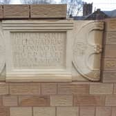 The replica Eastermains stone. It is one of five distance slabs carved by the Romans who occupied Scotland from around 142AD to be recreated and placed along the line of the Antonine Wall. PIC: Contributed.