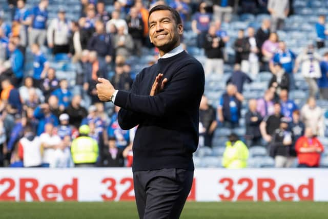 Rangers manager Giovanni van Bronckhorst (Photo by Alan Harvey / SNS Group)