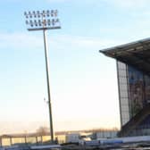 Falkirk's game will be played on Sunday at Westfield