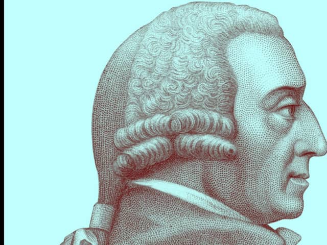 On the 300th anniversary of the birth of Adam Smith, Scotland's politicians would do well to remember the core principles of the economist and philosopher. PIC: Contributed.
