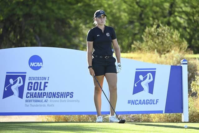 Broomieknowe's Hannah Darling sits sixth in the Women's World Amateur Golf Ranking after a strong year on the US college circuit. Picture: NCAA