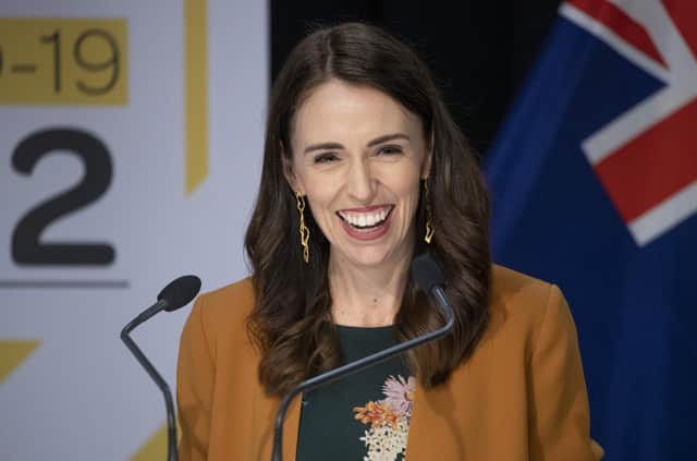 New Zealand Prime Minister Jacinda Ardern. New Zealand implemented strict border controls with all arrivals tested and quarantined for 14 days. Picture: Mark Mitchell/New Zealand Herald via AP